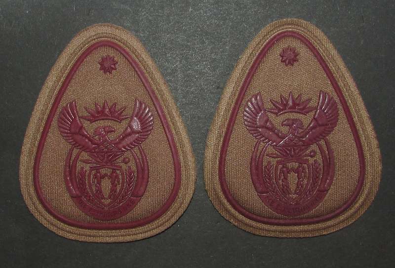 SA Army Medical Services Warrant Officer Rank Pair