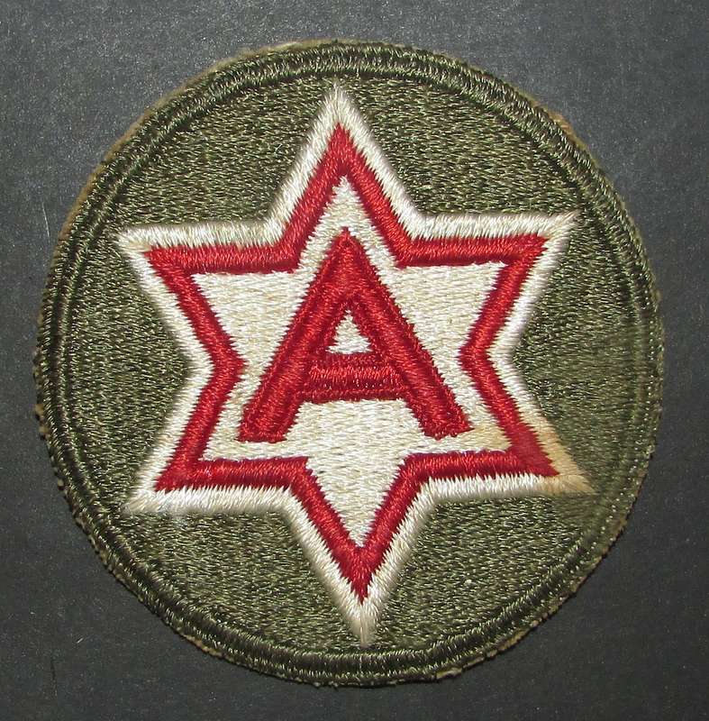 WWII United States 6th Army Patch