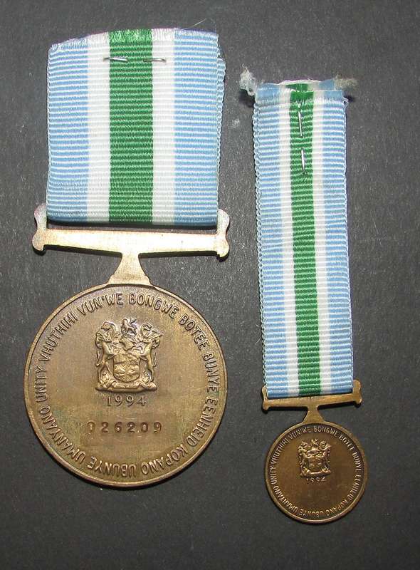 SADF - Units Full Size Plus Miniature Medals