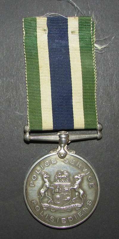 Full Size South African Prison Services Faitful Service Medal:11849 (M) Const C.J.Carstens