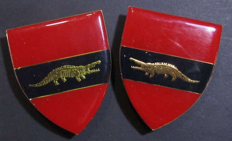 SADF - 14 Engineer Regiment Shoulder Flash Pair