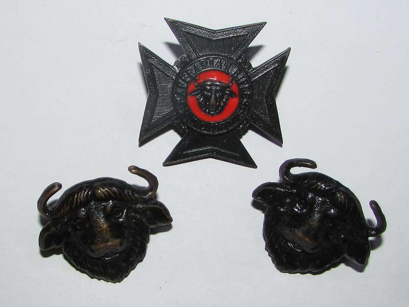 SADF - Kaffrarian Rifles Cap and Collars