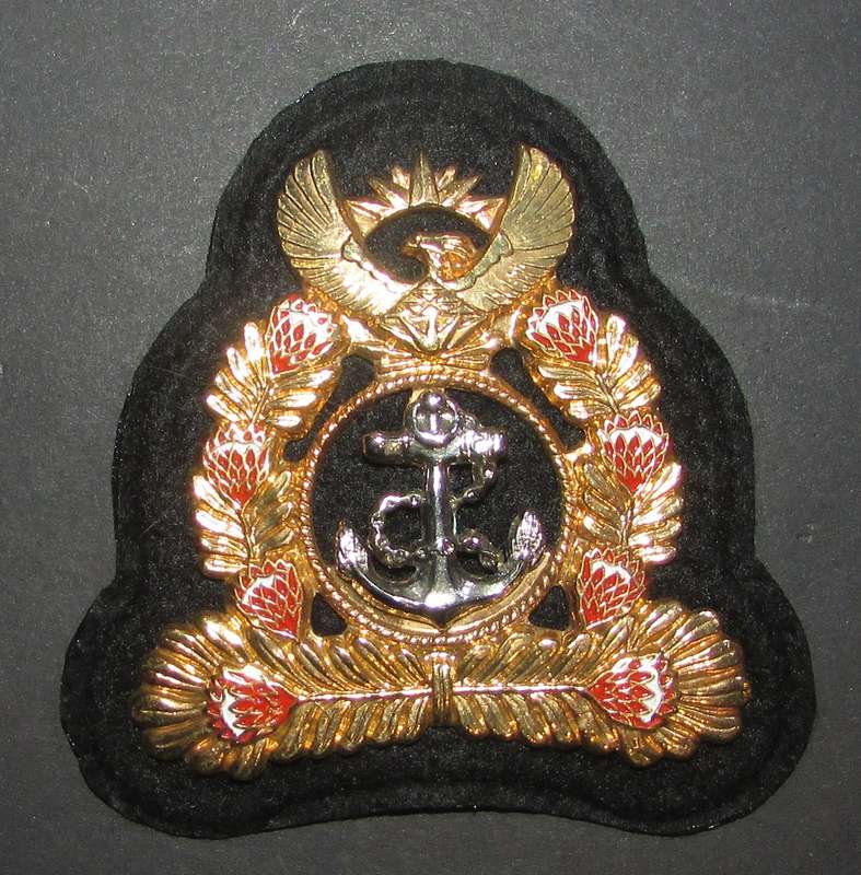 South African Navy Warrant Officers Cap Badge