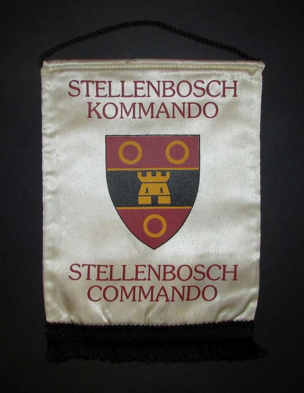 SADF - Stellenboch Commando Pendant Flag