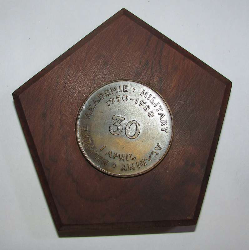 SADF - Military Academy 30 Year Challenge Coin