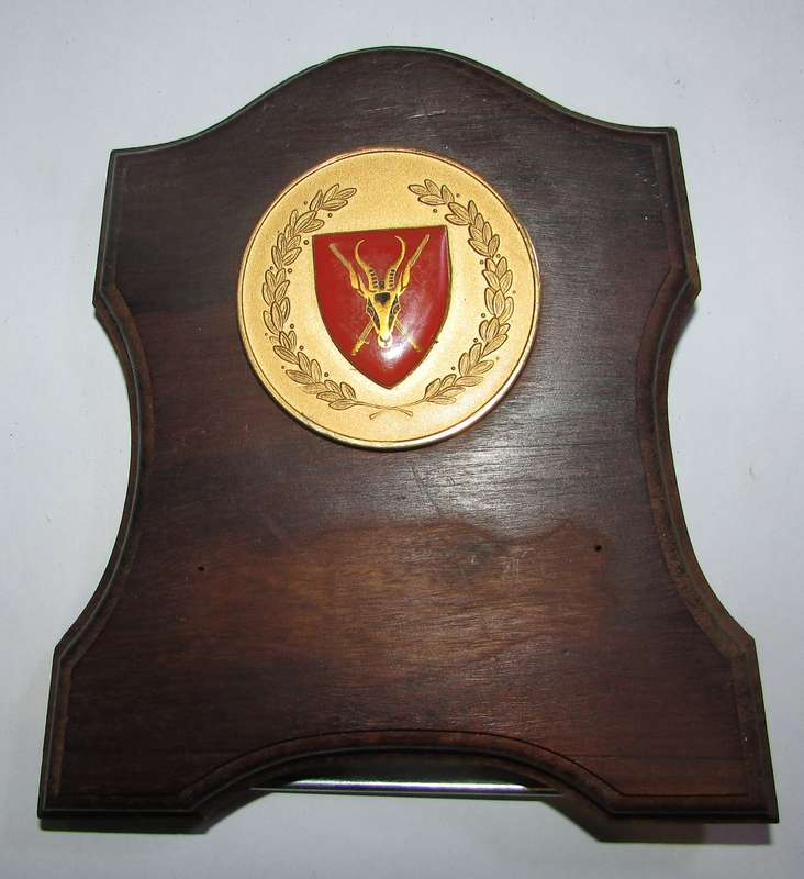 SADF - Chief of the Army Coin Plaque