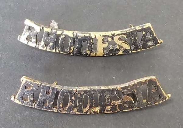 Rhodesia Army - Shoulder Title Pair