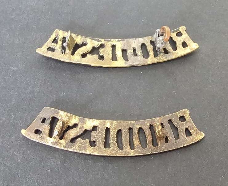 Rhodesia Army - Shoulder Title Pair