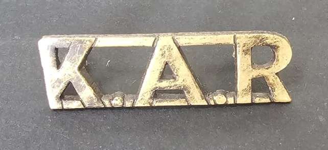 Kings African Rifles Shoulder Title