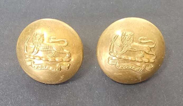 Rhodesia - Pair of Buttons