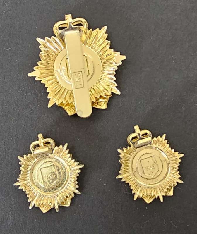 Royal Logistic Corps Royal Logistic Corps Staybrite Anodised Cap Badge - Stayb Cap Badge and Collars