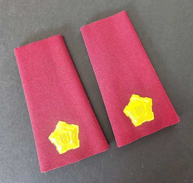 SADF - Medical Services Major Slip on Ranks