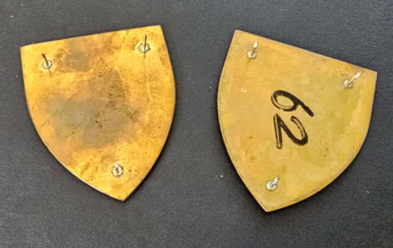 SADF - Army Battle School Shoulder Flash Pair