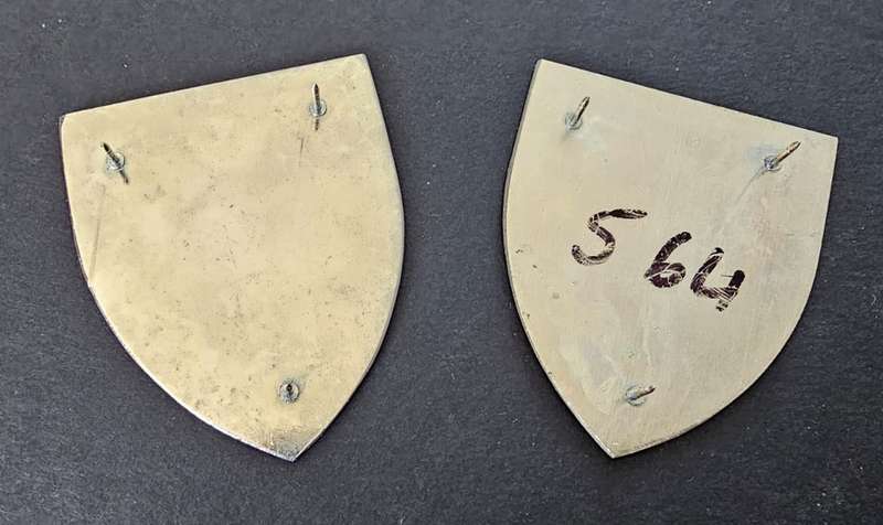 SADF - 1 Military Printing and Film Shoulder Flash Pair
