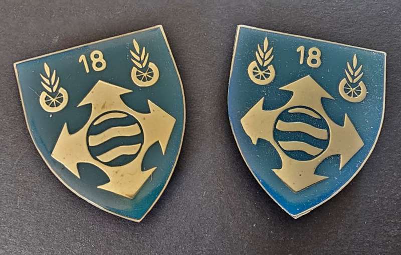 SADF - 18 Supply and Transport Shoulder Flash Pair