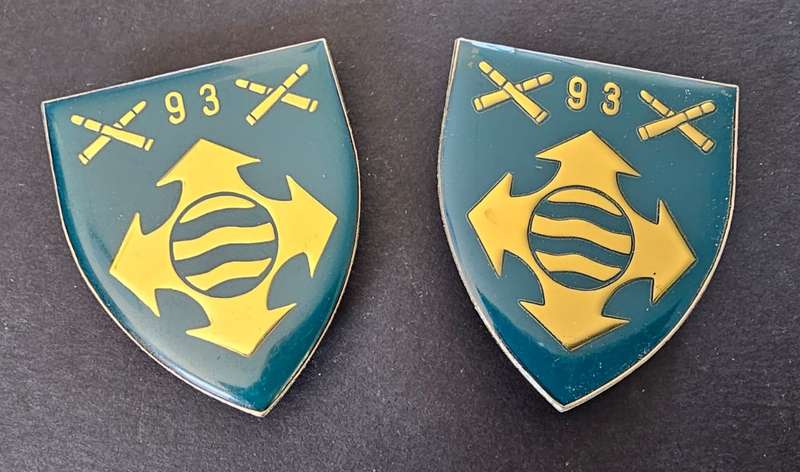 SADF - 93 Ammo Depot Shoulder Flash Pair