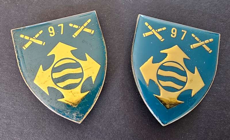 SADF - 97 Ammo Depot Shoulder Flash Pair