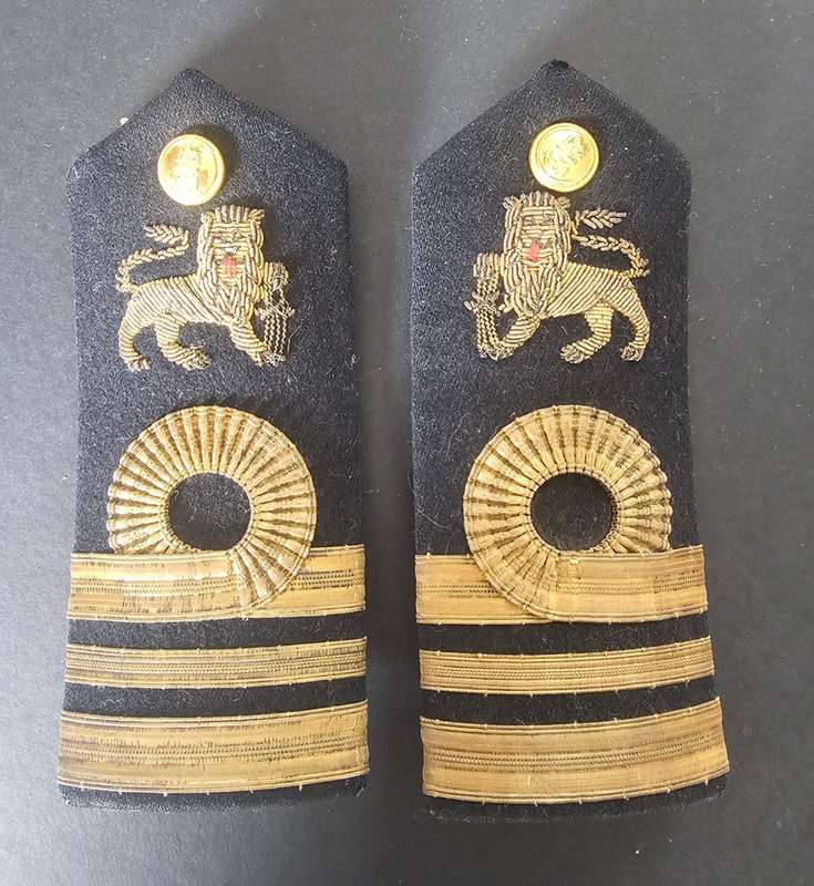 SADF - Navy Lieutenant Commander Epauletter Pair