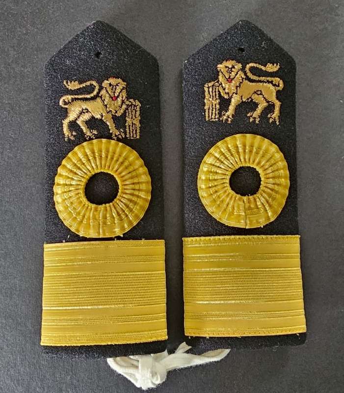 SADF - Navy Commander Epauletter Pair