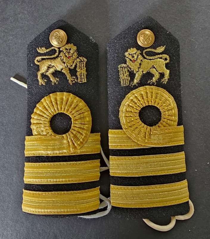 SADF - Navy Commander Epauletter Pair