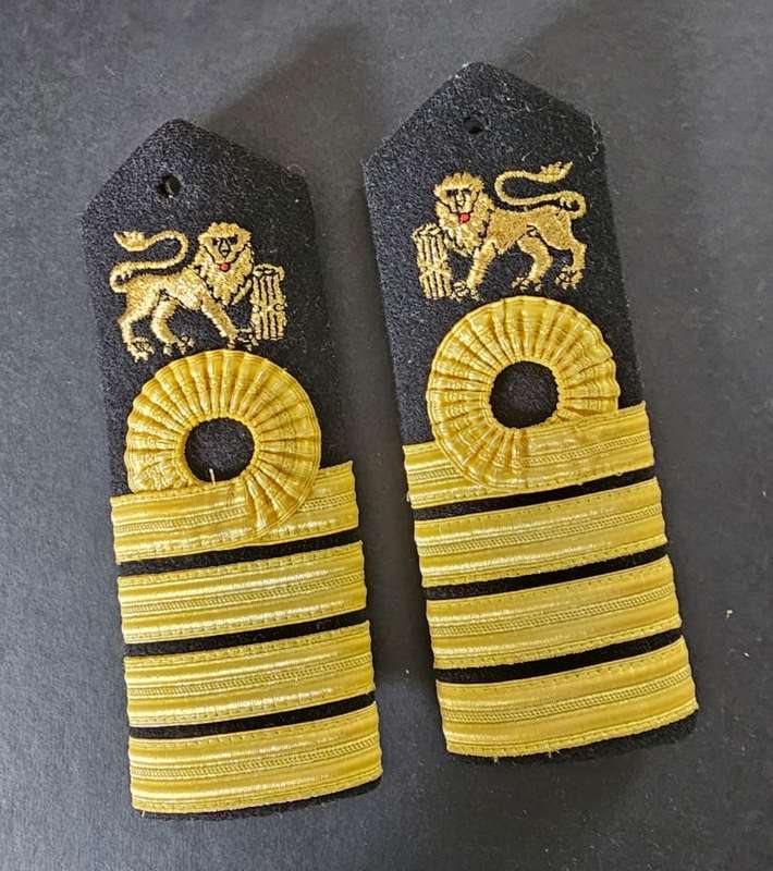 SADF - Navy Captain Epauletter Pair