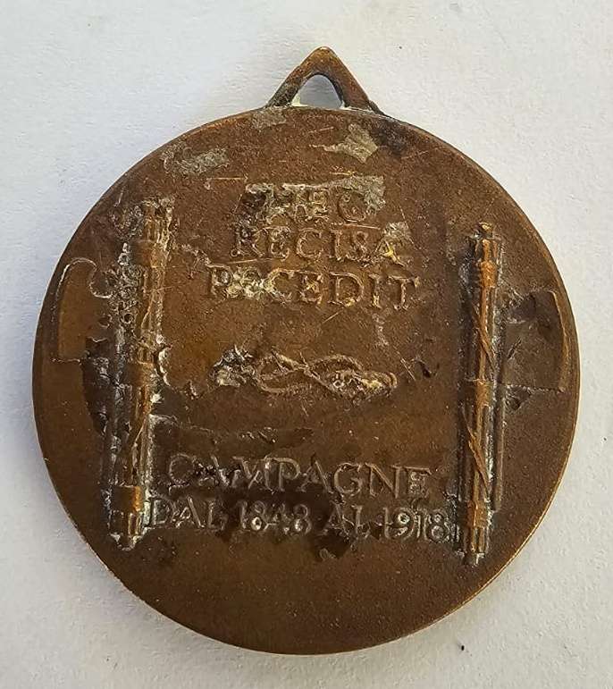 World War Two Era - Facist Italian Commemorative Medallion