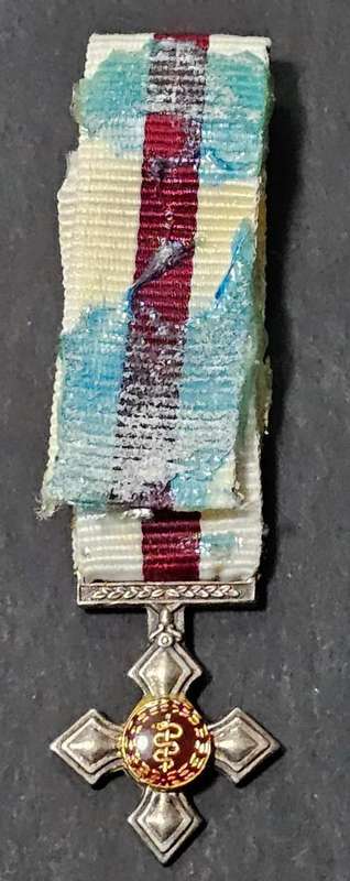 SADF - Sterling Silver Miniature Medical Services Cross
