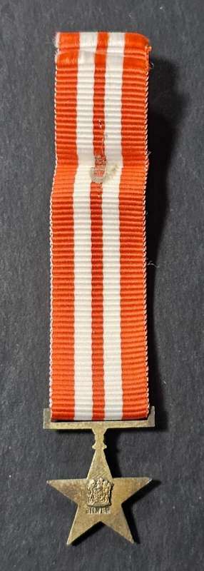 Umkhonto we Sizwe (MK) - Miniature Star for Bravery ( Gold )