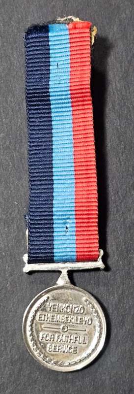 (Homelands) - Miniature Ciskei Faitful Service Medal