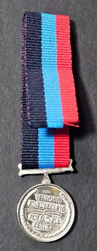 (Homelands)Transkei Military Medal for Faithful Service - Miniature Medal