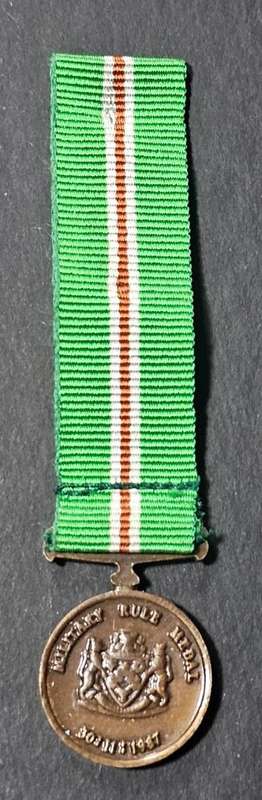 (Homelands)Transkei Military Rule Medal - Miniature Medal