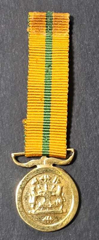 (Homelands)Bophuthatswana Long Service and Good Conduct Medal - Miniature Medal