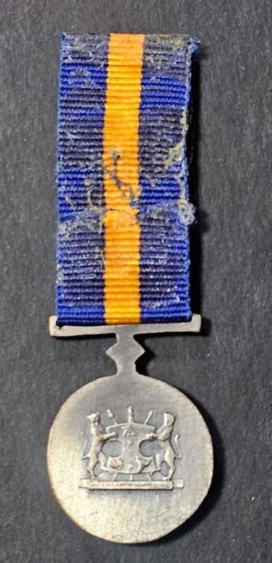 (Homelands)Bophuthatswana Defence Force Merit Medal  - Miniature Medal