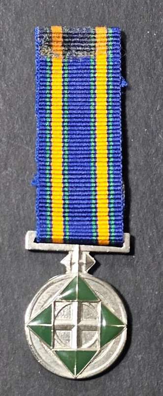 (Homelands)Bophuthatswana Marumo Medal Class 2 (Silver) - Miniature Medal