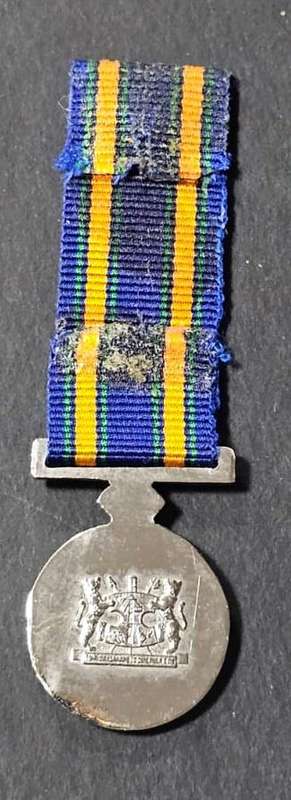 (Homelands)Bophuthatswana Marumo Medal Class 2 (Silver) - Miniature Medal