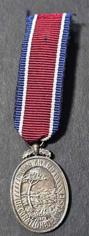 SADF - John Chard Medal ( Royal Cypher ) - Miniature Medal