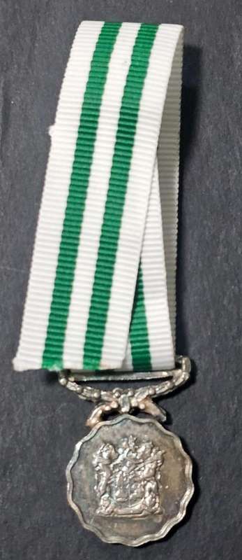 SADF - Good Service - Miniature Medal ( Silver )