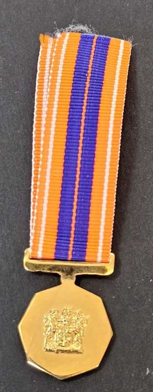 SADF - Miniature Pro Patria Medal ( Missing the Lucite )