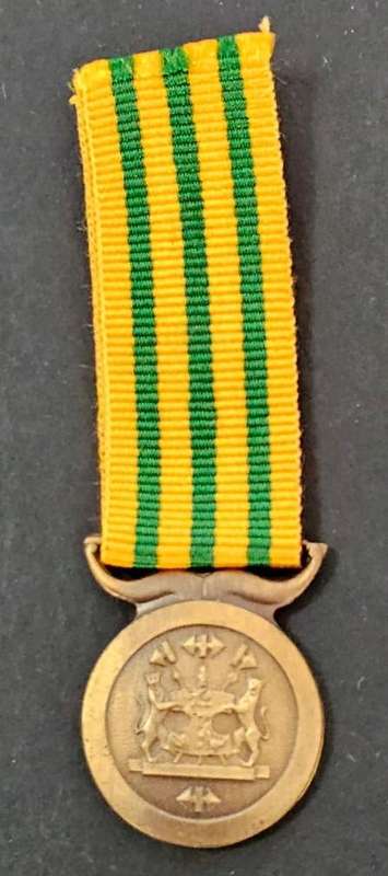 Bophuthatswana Army Long Service and Good Conduct Medal - Miniature