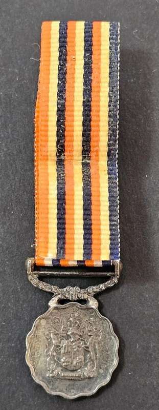 SADF - Permanent Forces Long Service and Good Conduct Miniature Medal - Sterling Silver