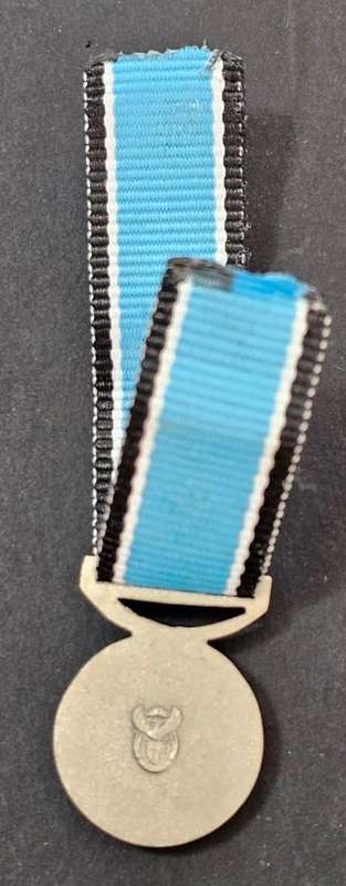 SADF/SANDF Intelligence Services Medal - Star of Honour Silver - Miniature