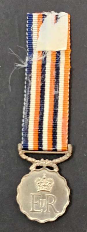SADF - Permanent Forces Long Service and Good Conduct Miniature Medal - Sterling Silver with Bar