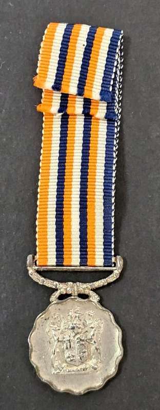 SADF - Permanent Forces Long Service and Good Conduct Miniature Medal - Sterling Silver