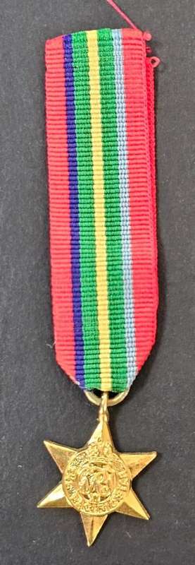 World War Two Miniature Burma Star