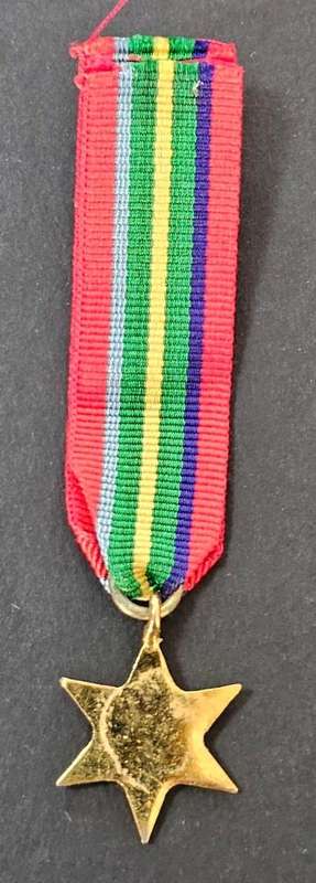 World War Two Miniature Burma Star