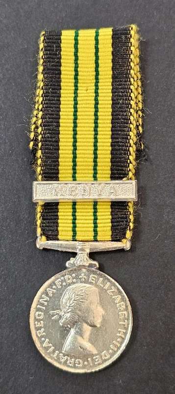 World War Two British Army General Service Miniature Medal with Kenya Bar