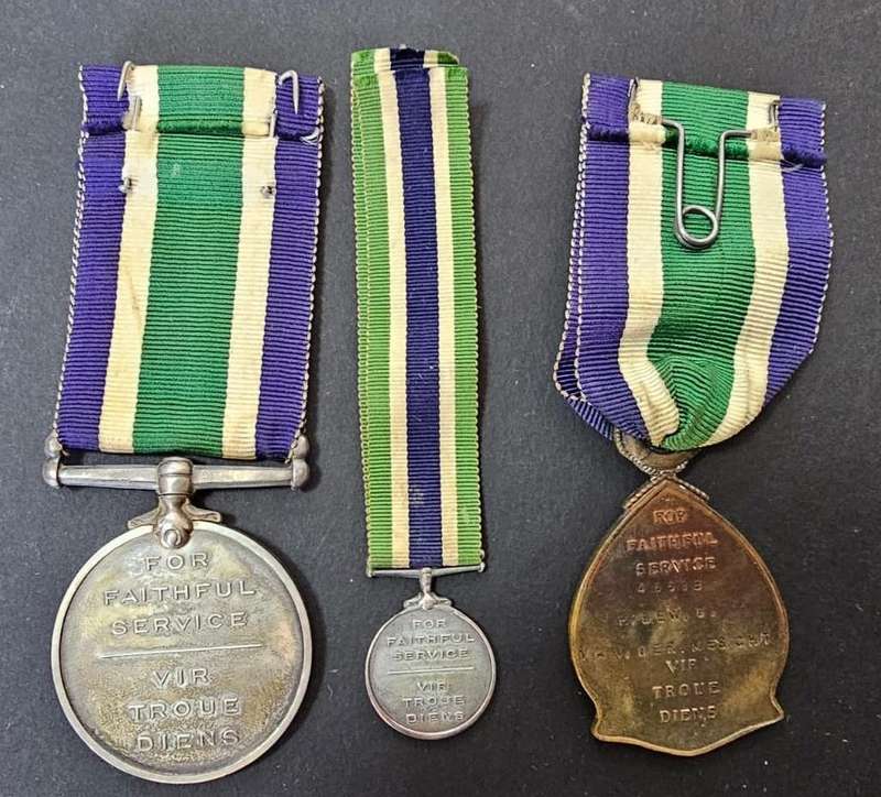 South African Prison Services Medals Awarded to: Head Warder G.van der Mescht