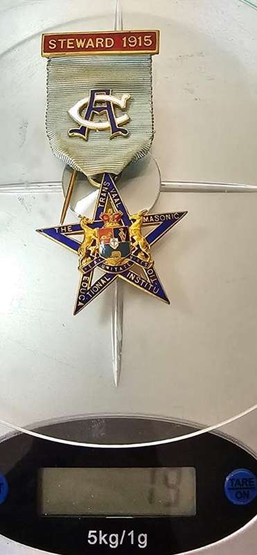 Masonic Jewel in Original Case of Issue
