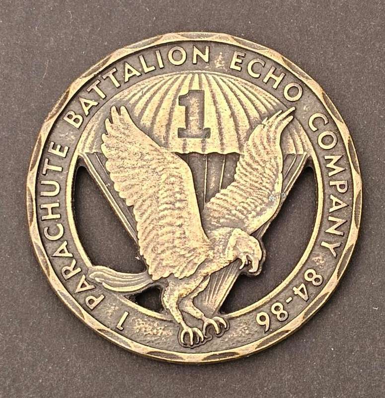 1 Parachute Battalion Challenge Coin
