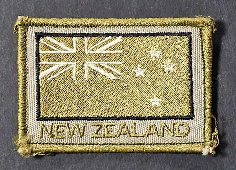 New Zealand  Flag Patch  Worn in Afghanistan